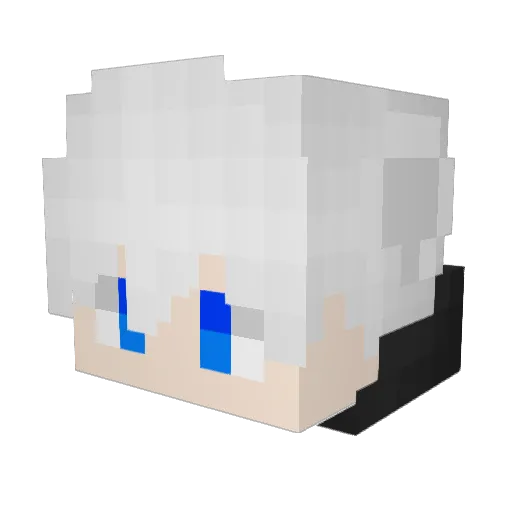 Ricardo_Knight Minecraft avatar head, 3D render