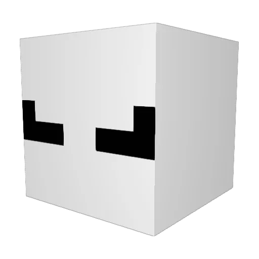 Ricardo_____ Minecraft avatar head, 3D render