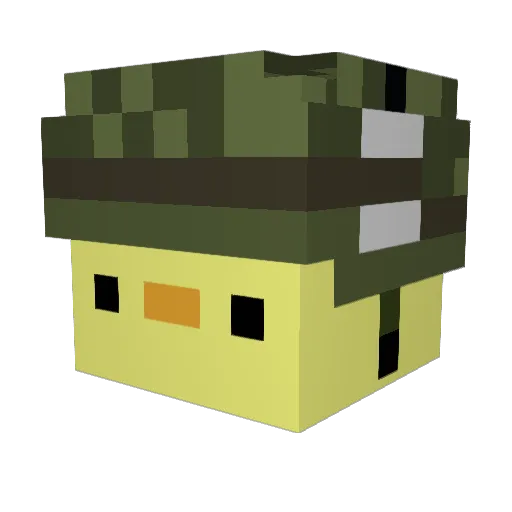 RicciMine06 Minecraft avatar head, 3D render