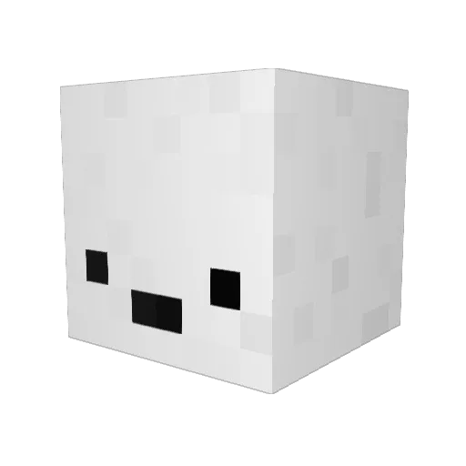 RiceLover88 Minecraft avatar head, 3D render
