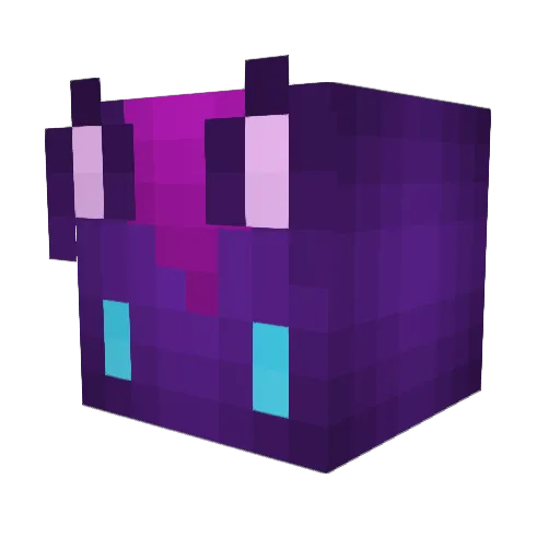 Riceman2 Minecraft avatar head, 3D render