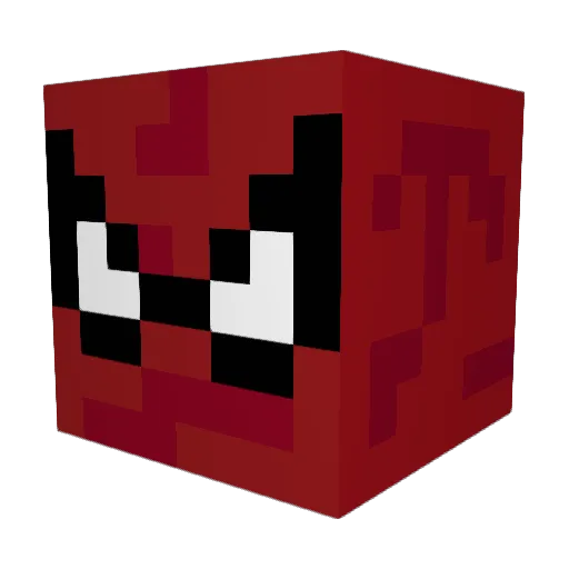 Riceweber12 Minecraft avatar head, 3D render