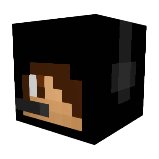 Ricewind1 Minecraft avatar head, 3D render