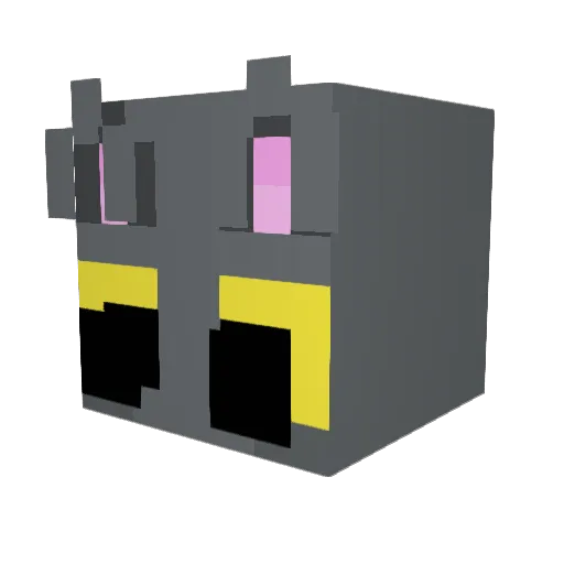 RichAlek Minecraft avatar head, 3D render