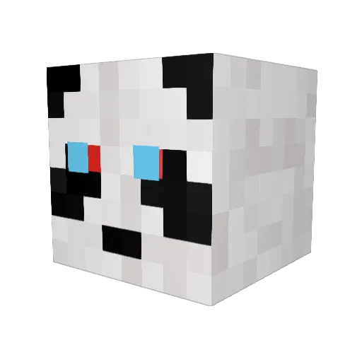 RichDemon12 Minecraft avatar head, 3D render