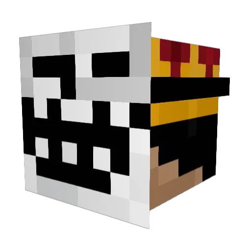 RichTV Minecraft avatar head, 3D render