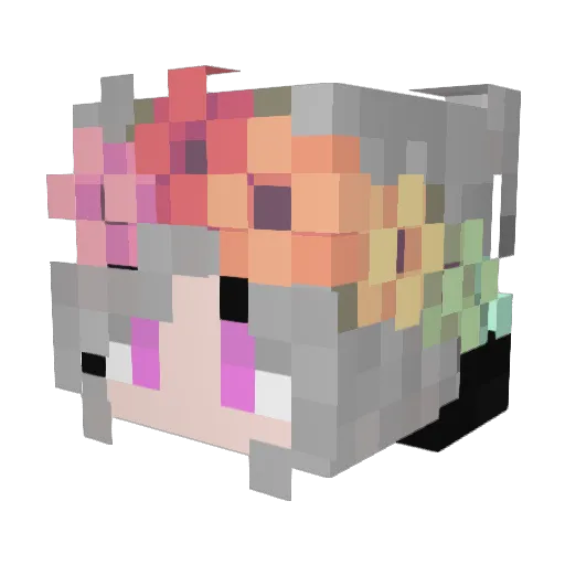 RichTheeKid Minecraft avatar head, 3D render