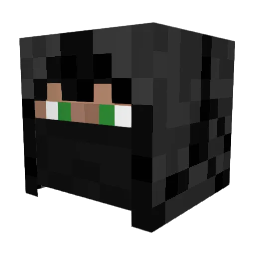 Rich_9115 Minecraft avatar head, 3D render