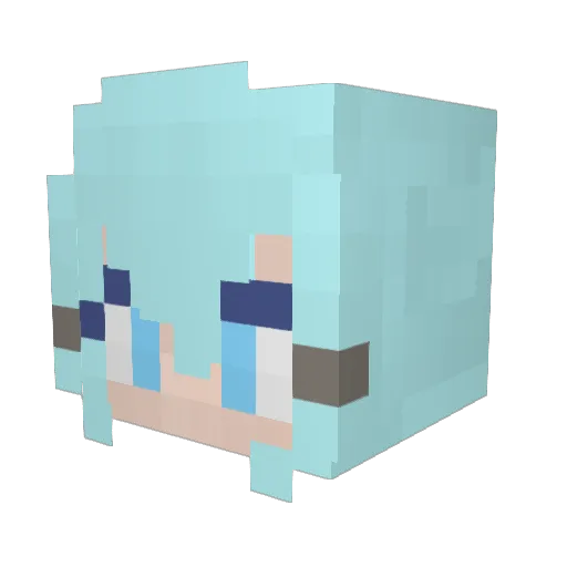Richard1234567 Minecraft avatar head, 3D render