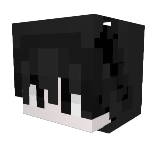 RichardLacroix Minecraft avatar head, 3D render