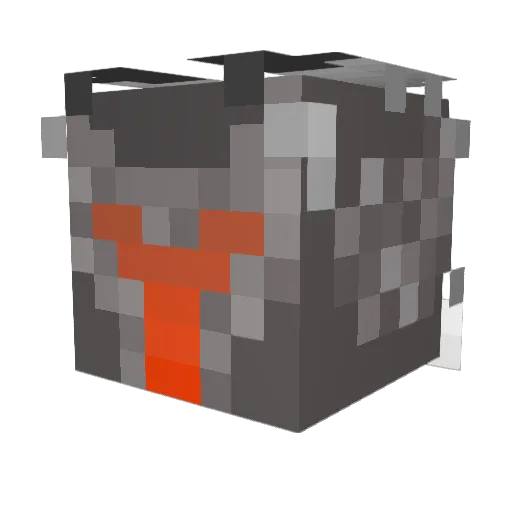 RichardLiang Minecraft avatar head, 3D render