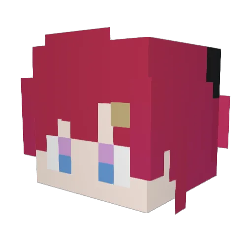 Richard_C Minecraft avatar head, 3D render