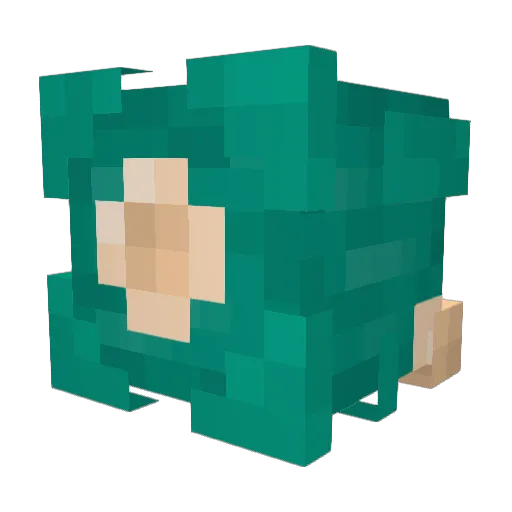 Richardleb Minecraft avatar head, 3D render
