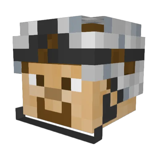 RichardsGhGh Minecraft avatar head, 3D render