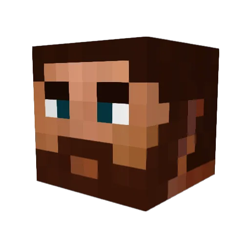 Richarizard55 Minecraft avatar head, 3D render