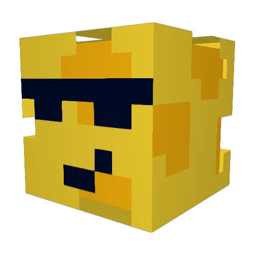 Richeese76 Minecraft avatar head, 3D render