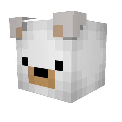 Richi08 Minecraft avatar head, 3D render