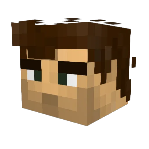 Richienb Minecraft avatar head, 3D render