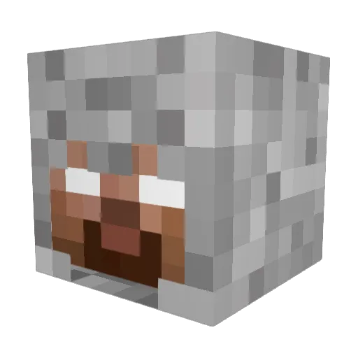 Richipi1 Minecraft avatar head, 3D render
