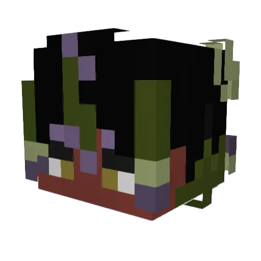 RichkiidZ Minecraft avatar head, 3D render