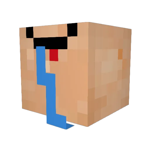 RichtigerKevin Minecraft avatar head, 3D render