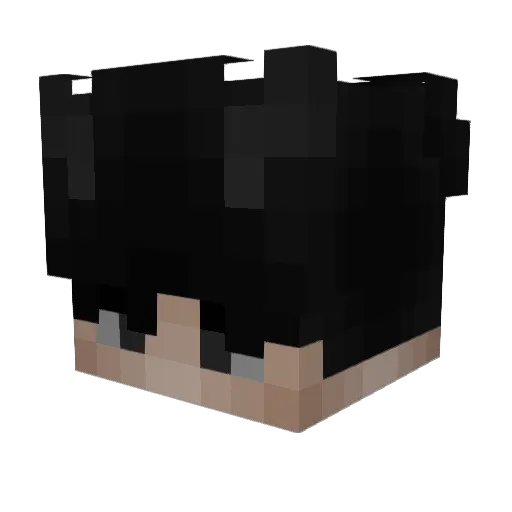 Richtlinie Minecraft avatar head, 3D render