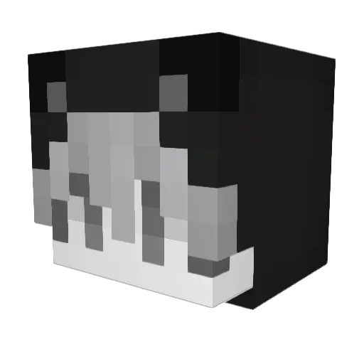 RichyDrains Minecraft avatar head, 3D render