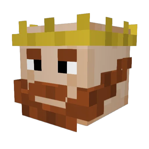 Richyricky Minecraft avatar head, 3D render