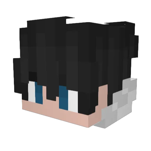 Rick4759 Minecraft avatar head, 3D render