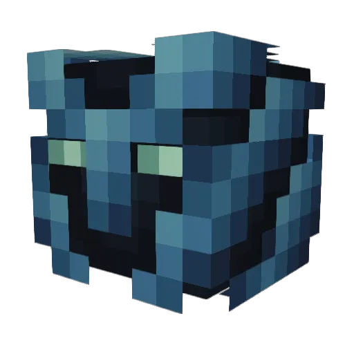 RickChigga Minecraft avatar head, 3D render