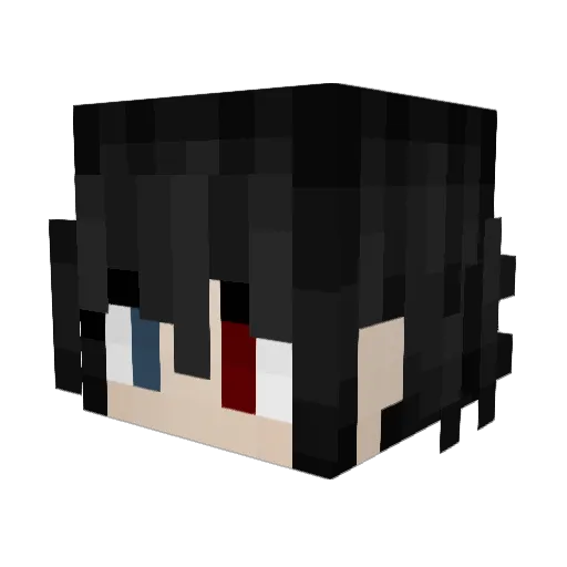 RickMan_ Minecraft avatar head, 3D render