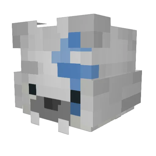 RickPrime24 Minecraft avatar head, 3D render