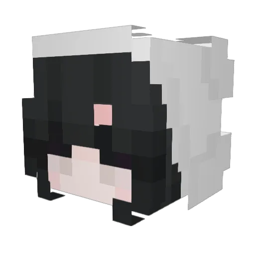 Rick_FK Minecraft avatar head, 3D render