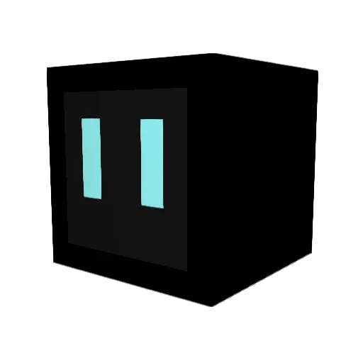 RickinhoPc Minecraft avatar head, 3D render