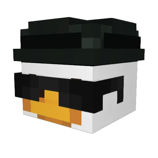 Ricko_Expert Minecraft avatar head, 3D render