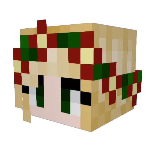 Rickstar12 Minecraft avatar head, 3D render