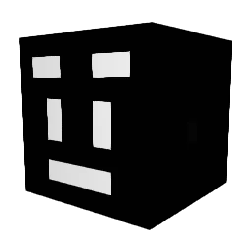 Ricktahfinn Minecraft avatar head, 3D render