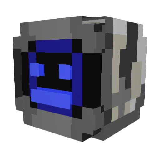 Rickweibel Minecraft avatar head, 3D render