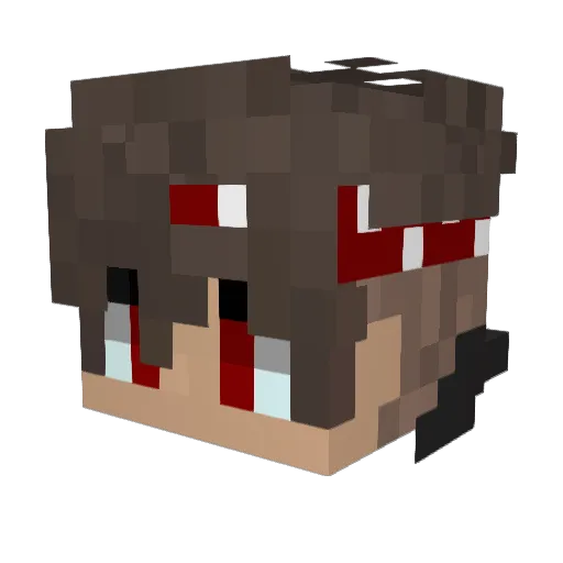 Ricky051119 Minecraft avatar head, 3D render