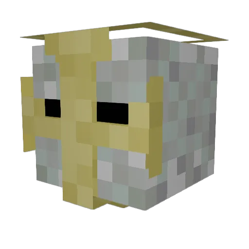 Ricky1488 Minecraft avatar head, 3D render