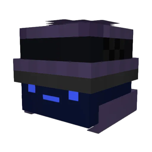 Ricky158 Minecraft avatar head, 3D render