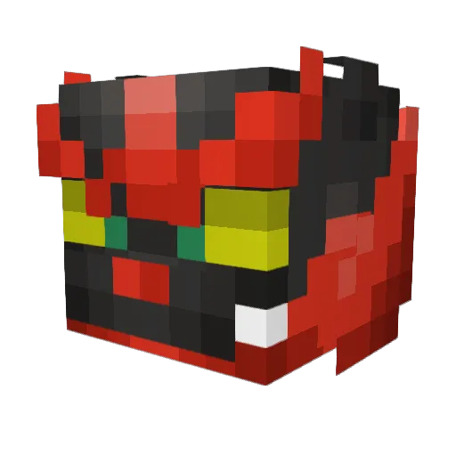 Ricky2148 Minecraft avatar head, 3D render
