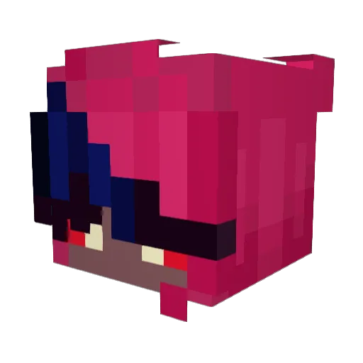 RickyMalfoyy Minecraft avatar head, 3D render