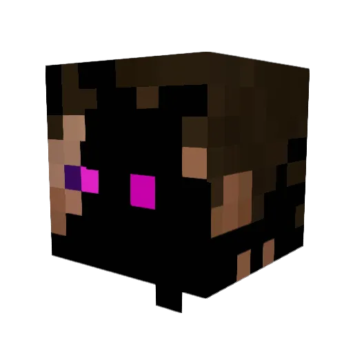 RickyMarvin Minecraft avatar head, 3D render