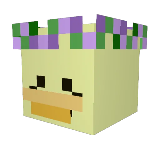 RickyMdltn Minecraft avatar head, 3D render