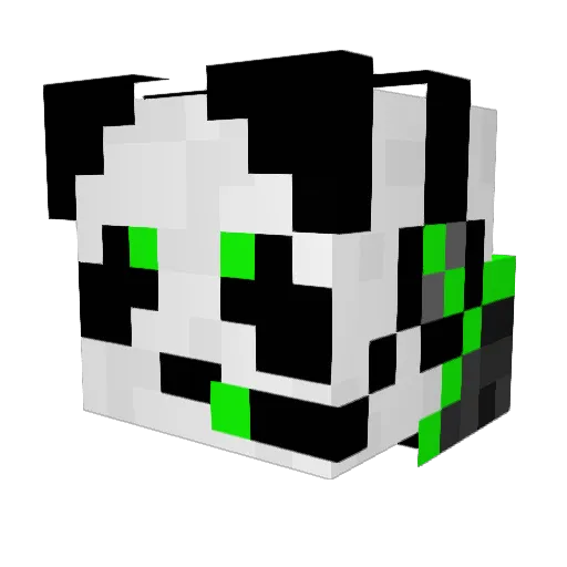 RickyPB Minecraft avatar head, 3D render