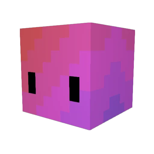 Rickypunto Minecraft avatar head, 3D render