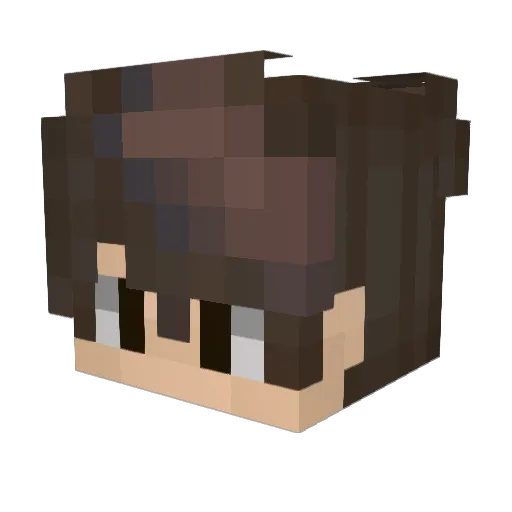 Rickyyaaaaboiii Minecraft avatar head, 3D render