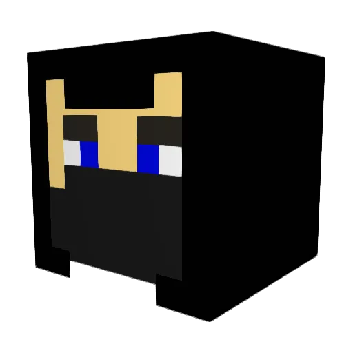 Ricreyes Minecraft avatar head, 3D render