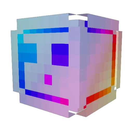 Ricu2008 Minecraft avatar head, 3D render